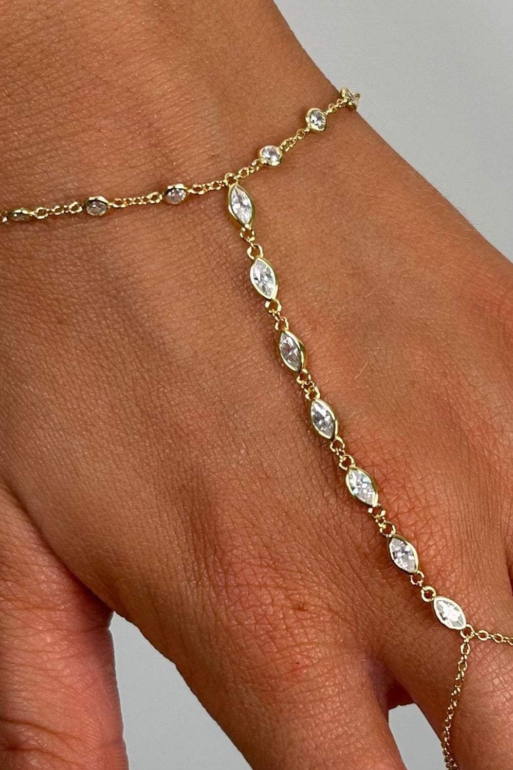 Anastasia Hand Chain Bracelet - Bikini Crush Swimwear