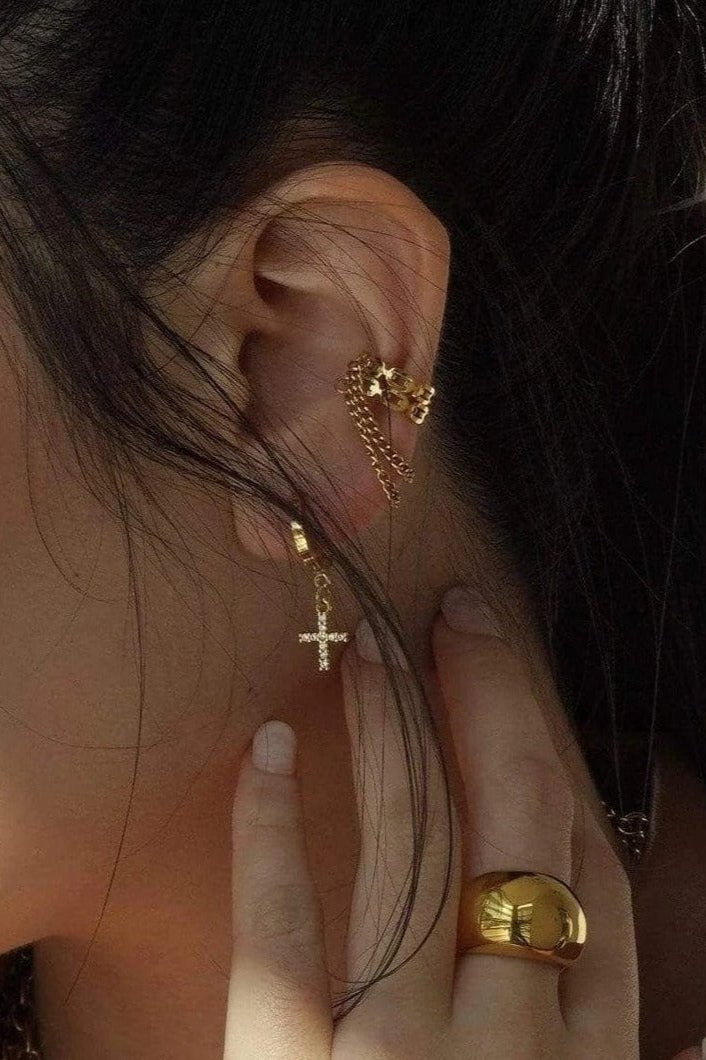 Ellie Vail earrings Billy Chain Ear Cuff // EARRING
